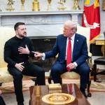 Президент США Дональд Трамп та Президент України Володимир Зеленський в Овальному кабінеті
